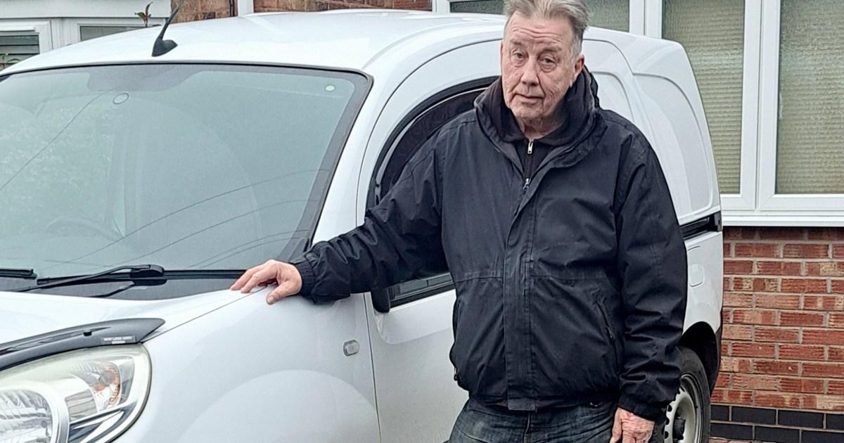 Pensioner fined £225 for ‘snotting’ out of his van window | News UK